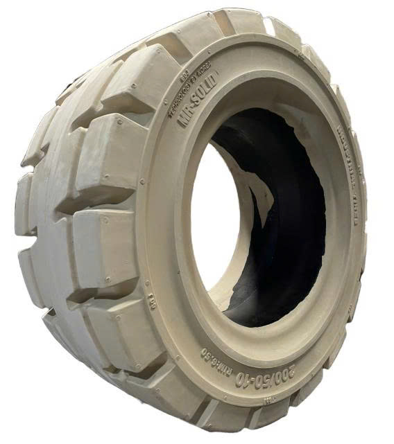 Lốp đặc MR-SOLID 200/50-10 Non (màu trắng)